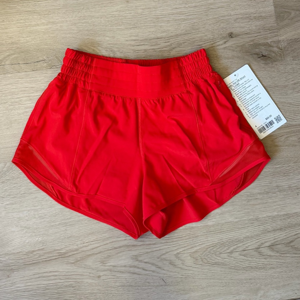 lululemon athletica Red Women's Athletic Shorts